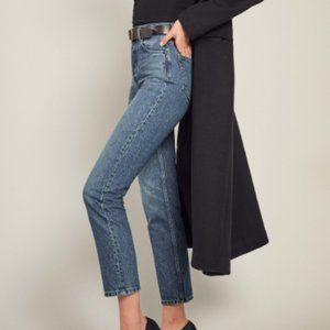 Reformation Shasta Destroyed Straight Leg Jeans
